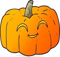 cartoon halloween pumpkin vector