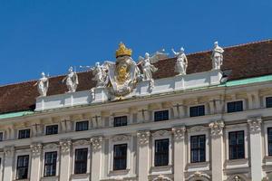 palacio y monumento de hofburg. Viena, Austria. foto