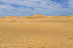 maspalomas duna - desierto en canarias gran canaria foto