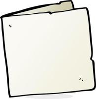 cartoon blank card vector