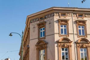 edificio histórico en cracovia. Polonia foto