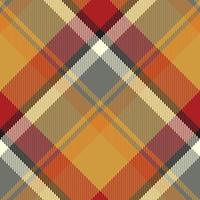 Tartan scotland seamless plaid pattern vector. Retro background fabric. Vintage check color square geometric texture. vector