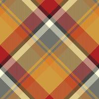 Tartan scotland seamless plaid pattern vector. Retro background fabric. Vintage check color square geometric texture. vector