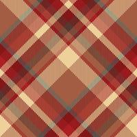 Tartan scotland seamless plaid pattern vector. Retro background fabric. Vintage check color square geometric texture. vector