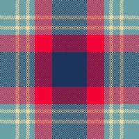 Pixel background vector design. Modern seamless pattern plaid. Square texture fabric. Tartan scottish textile. Beauty color madras ornament.