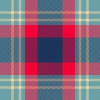 Pixel background vector design. Modern seamless pattern plaid. Square texture fabric. Tartan scottish textile. Beauty color madras ornament.