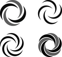 black and white abstract design vector