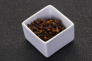 Dry clove seeds photo