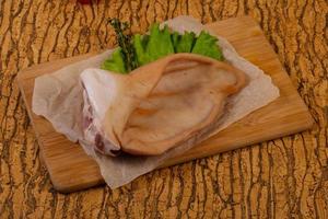 Raw pork ear photo