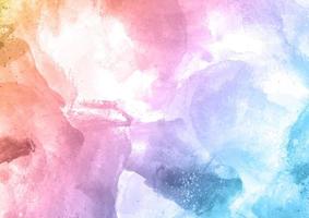 Pastel coloured hand painted watercolour texture vector