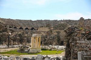 ruinas laterales en turquía foto