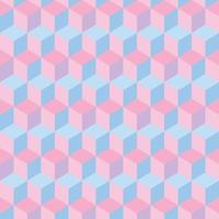 Seamless pattern of the winter color hexagons vector