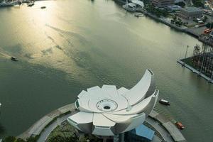 View of Singapore city skyline photo