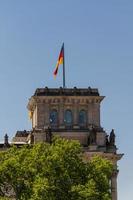 vista aérea del centro de berlín foto