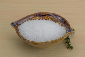 Sea salt crystal photo