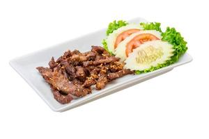 Fried pork thai style photo