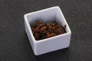 Dry clove seeds photo