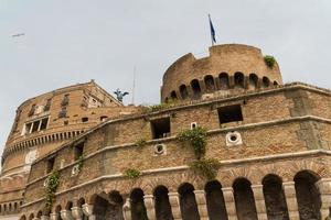 The Mausoleum of Hadrian, usually known as the Castel Sant'Angelo, Rome, Italy photo
