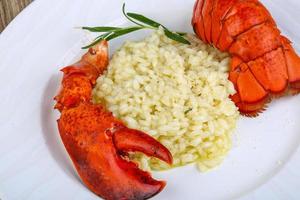 Risotto with lobster photo