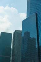 Buildings in Singapore skyline photo