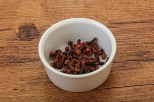 Aroma cuisine - dry clove seeds photo