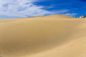 maspalomas duna - desierto en canarias gran canaria foto