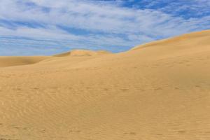 maspalomas duna - desierto en canarias gran canaria foto