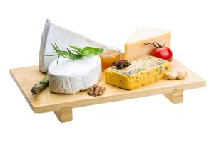 Variety cheese assortment photo