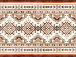 Native american indian ornament pattern geometric ethnic textile texture tribal aztec pattern navajo mexican fabric seamless Vector decoration fashion