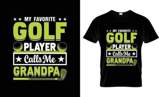 diseño de camisetas de golf, eslogan de camisetas de golf y diseño de ropa, tipografía de golf, vector de golf, ilustración de golf