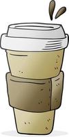 cartoon coffee cup vector