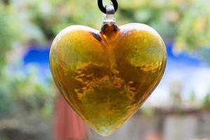 glass valentine heart lovers symbol photo