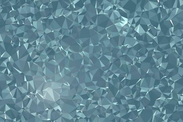 Abstract Blue Polygonal Space Background. Geometric Polygonal background molecule and communication. Concept of science, chemistry, biology, medicine, technology.