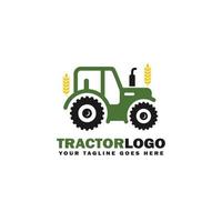 logotipo de la granja. vector de diseño de logotipo de tractor