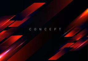 Abstract red geometric luxury design background vector