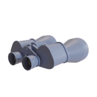 3d rendering of binoculars icon. 3d illustration for ui ux png