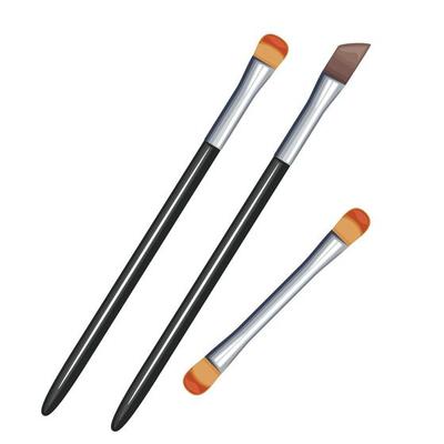 Set of make up brushes isolated