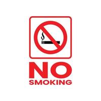 Vector no smoking symbol. suitable for use in public places where smoking is not allowed. no smoking notice. stay healthy without cigarette smoke.