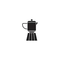 moka pot vector para sitio web símbolo icono presentación