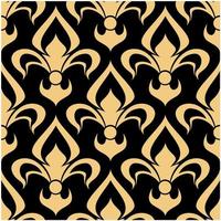 Royal french seamless fleur-de-lis pattern vector