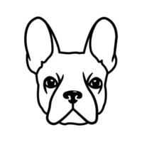 imagen vectorial bozales de perros de diferentes razas, como spaniel, beagle, akita inu, bulldog francés, chihuahua, yorkshire terrier, jack russell terrier, corgi, dachshund vector