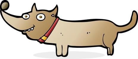 cartoon happy dog vector