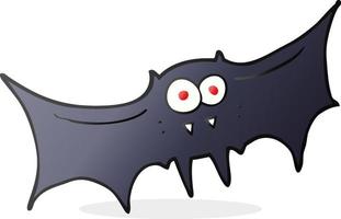 cartoon vampire bat vector