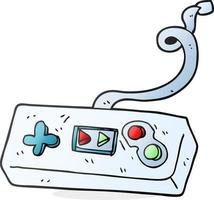 cartoon game controller vector