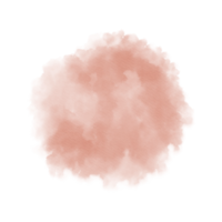 Watercolor stain element with watercolor paper texture png