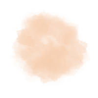 Watercolor stain element with watercolor paper texture png