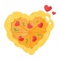 Download flat sticker icon of heart and love sticker vector