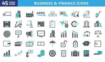 Icons for mobile and web. High quality pictograms. Linear icons set of business, medical, UI and UX, media, money, travel, etc. vector