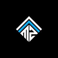 MZ letter logo creative design with vector graphic, MZ simple and modern logo.