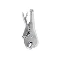 Locking pliers on white background photo